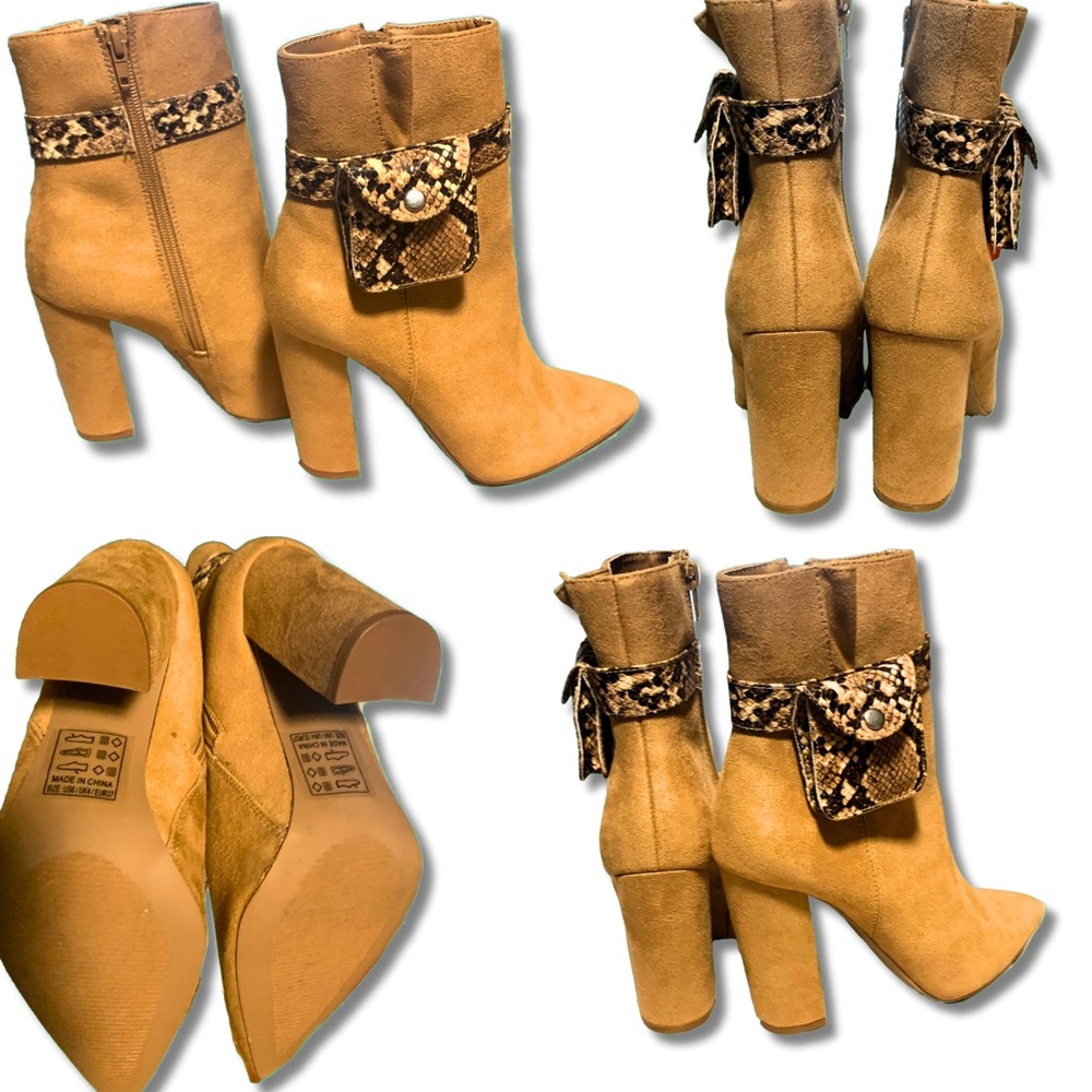 Qupid Butterscotch Boots women’s size 6 NWOT